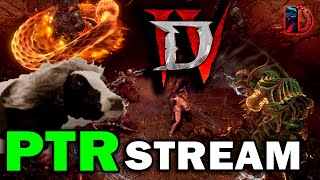 PTR Diablo 4 20 BUILDS FUTURAS amp Buscando Vacas [upl. by Bradan]