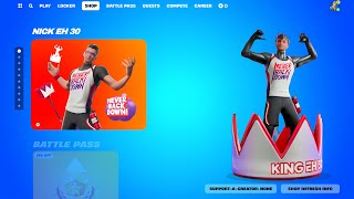 Fortnite Nick Eh 30 skin amp Emote [upl. by Areic541]