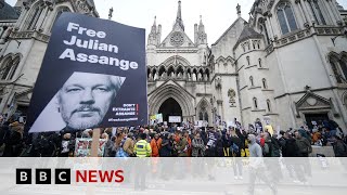 Julian Assange Wikileaks founder in lastditch bid to avoid US extradition  BBC News [upl. by Oloapnaig]