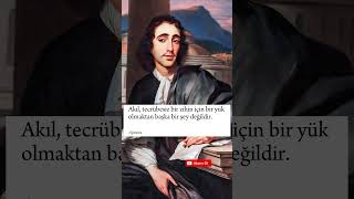 Spinoza Akıl tecrübesiz bir zihin için felsefe [upl. by Eiddet407]