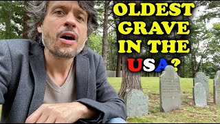 Oldest Cemetery in America 🇺🇸 17th Century Graveyard Tour ☠️ [upl. by Padgett465]