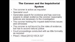 Coroner Caitlin English Coroners Court of Victoria part 2 [upl. by Mari]