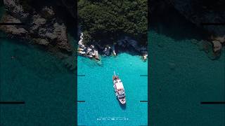 Antipaxos Island Ionian Sea ⛵ travel visitgreece dji [upl. by Hniht]