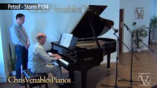 Schubert Impromptu in Bb major quotRosamundequot  New Petrof Storm P194 Grand Piano [upl. by Dnumsed787]