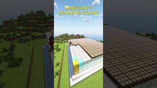 Built a Diamond Gold amp Silver House in Minecraft💎 shorts [upl. by Swift]