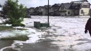 Second round of flooding hits Chestermere [upl. by Aneda]