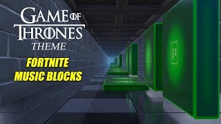 So I made the Game Of Thrones theme with Fortnite Music Blocks [upl. by Oettam41]