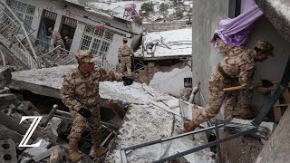 Schweres Erdbeben in der Grenzregion zwischen China und Kirgisistan [upl. by Neelehtak]