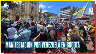 Manifestación venezolana quotpor la verdadquot en Bogotá  El Espectador [upl. by Nac]