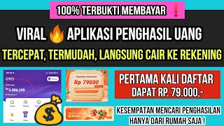 Lagi Viral🔥 APLIKASI PENGHASIL UANG TERCEPAT MEMBAYAR HINGGA JUTAAN RUPIAH [upl. by Avad]