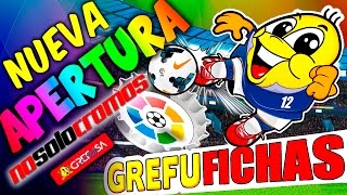 GREFUFICHAS Liga 201617  Nueva SUPER APERTURA Bolsas Grefusa [upl. by Dewhurst]