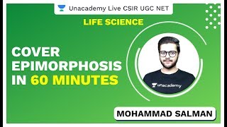 Cover Epimorphosis in 60 minutes  Life Science  CSIR UGC NET  Salman  Unacademy Live [upl. by Nevad]