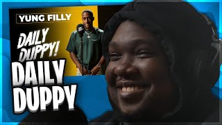 Yung Filly  Daily Duppy  GRM Daily REACTION [upl. by Sprage]