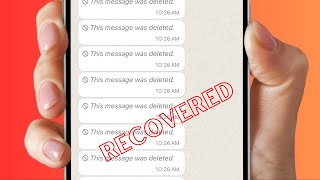 How to Recover WhatsApp Deleted Messages in iPhone 2024 [upl. by Hgielrebma258]