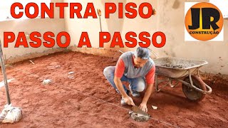 COMO FAZER O CONTRAPISO DA CASA [upl. by Joacima687]