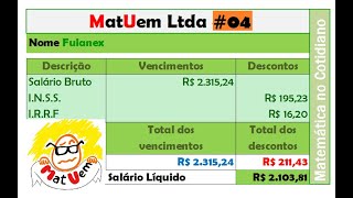 💲NOVO cálculo do INSSIRRF 2021 SALÁRIO LÍQUIDO CONTRACHEQUE HOLERITE FOLHA DE PAGAMENTO [upl. by Eniawtna48]