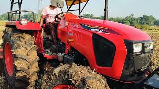 KUBOTA MU5502 4WD ON ROTAVATORLOW 3 2000 RPM540 PTO [upl. by Salman]