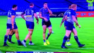 James graham covering tackle on Corey Oates [upl. by Nilyaj553]