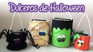 Dulceros de Halloween Halloween candy holder [upl. by Bez]