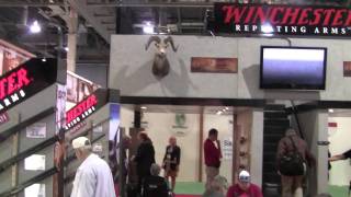 Walk Through of the Winchester Repeating Arms Booth at the 2012 SHOT Show [upl. by Aivatnahs]