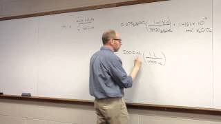 Calculation of Molarity [upl. by Tombaugh]