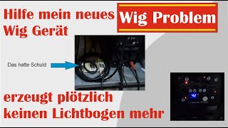 Das WIG Schweißgerät zündet nicht es entsteht kein Lichtbogen woran kann das liegen Fehlersuche [upl. by Harobed810]