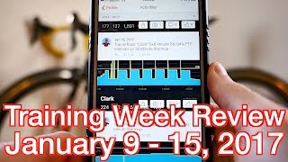 TrainerRoad Training Week Review January 9  15 2017 [upl. by Ayadahs617]