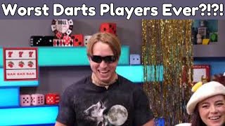 Worst Dart Players Ever  Darts in Smosh Vegas Supercut  Smosh Darts Part 1 [upl. by Odilo94]