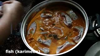 നാടൻ കരിമീൻ കറി തേങ്ങാപ്പാലിൽ വെച്ചത്  nadan karimeen curry recipe kerala style with coconut milk [upl. by Anicul]