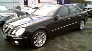 2007 MERCEDES E320 CDI SPORT SALOON AUTO V6 DIESEL BLACK [upl. by Keene]