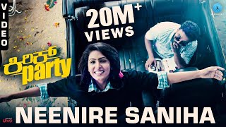 Neenire Saniha  Video Song  Kirik Party  Rakshit Shetty Samyuktha Hegde  Rishab Shetty [upl. by Sturges]