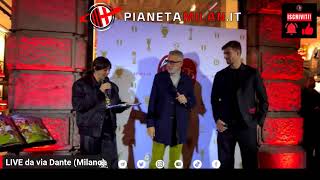 125 ANNI DI MILAN FONSECA E GABBIA al FLAGSHIP STORE 🔴⚫️ [upl. by Dryfoos]