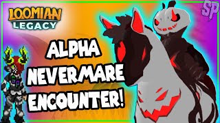 Alpha Nevermare Encounter Loomian Legacy Roblox 2021 [upl. by Airpal]