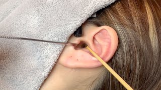 ASMR Ear Cleaning  For Deep Sleep  No Talking [upl. by Ellene]