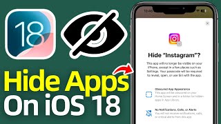 How to Hide Apps on iPhone iOS 18 [upl. by Munn]