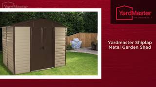 Features of Yardmasters Shiplap TBSL Metal Sheds [upl. by Wiersma]