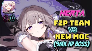 Herta Full F2P Team Showcase MOC 12  Honkai Star Rail 30 [upl. by Aniarrol]