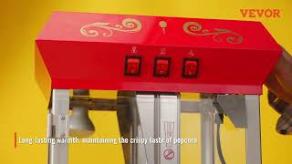 VEVOR Popcorn Popper Machine🍿 Make 48 Cups in Minutes Perfect for Parties amp Festivals [upl. by Chuipek]