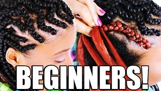 How To Cornrow Braid Hair FOR BEGINNERS Step By Step [upl. by Aramoix11]