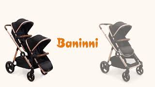 Baninni Luiz Duo Stroller Rose Gold [upl. by Nicoli]