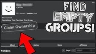 Unclaimed Group Finder [upl. by Eelam]