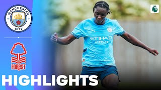 Manchester City vs Nottingham Forest  Highlights  U18 Premier League 14092024 [upl. by Tamas]