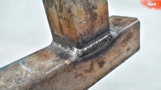 2 techniques that professional welders use to weld square tube in vertical position [upl. by Nnylsaj]