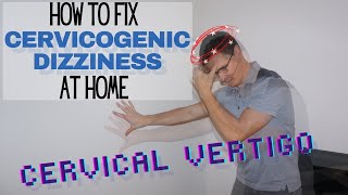 How to Get Rid of Cervicogenic Dizziness  Cervical Dizziness Exercises  Dr Jon Saunders [upl. by Harv]