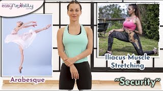 How to Stretch Iliacus Muscle for a Better Arabesque [upl. by Barboza]