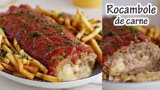 ROCAMBOLE DE CARNE prático e delicioso I Receitas e Temperos [upl. by Alleynad528]