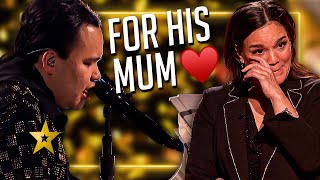 He Performs a HEARTWARMING Tribute to his Mum on Americas Got Talent 😢 [upl. by Asehr917]