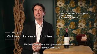 Château PrieuréLichine  Margaux  Millésime 2022 quotEn Primeursquot [upl. by Laikeze685]