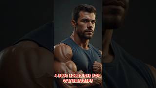 Top 4 BEST EXERCISE FOR WIDER BICEPS shorts [upl. by Gnehs]