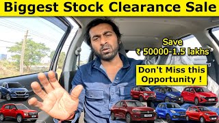 BIGGEST STOCK CLEARANCE SALE of 20242025 Unbelievable Discounts MARUTI amp HYUNDAI Cars [upl. by Dagnah]